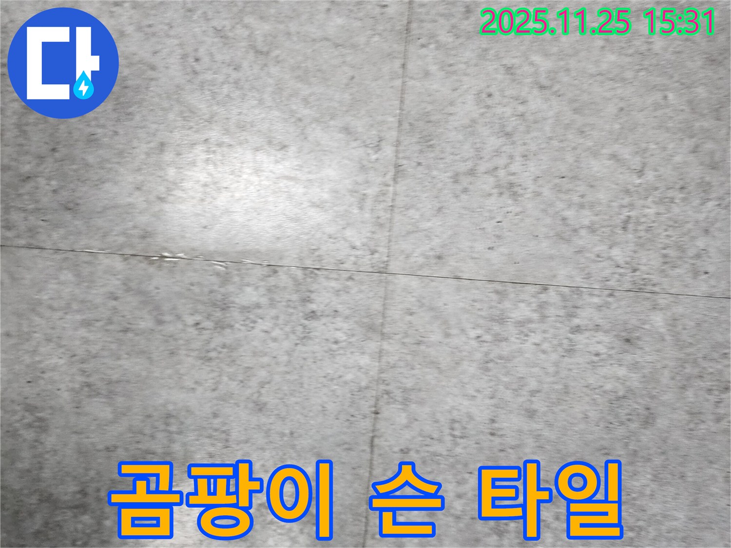 곰팡이 슨 타일 - 누수 해결하고 건강도 지키세요!