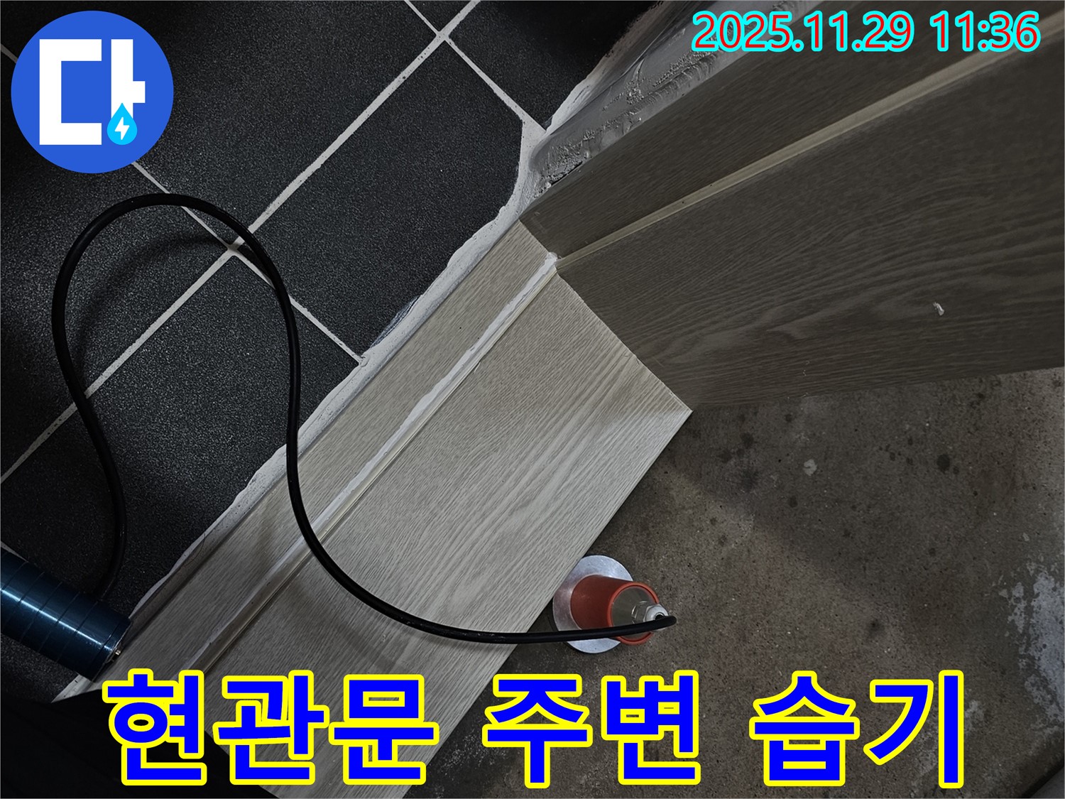 현관문 주변 습기 - 쾌적한 환경으로 개선
