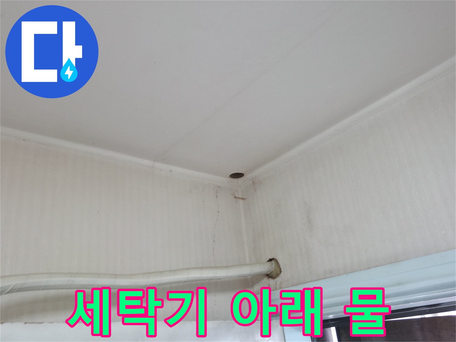 서초2동 명달로4길 세탁기 물 - 배수 문제 의심!