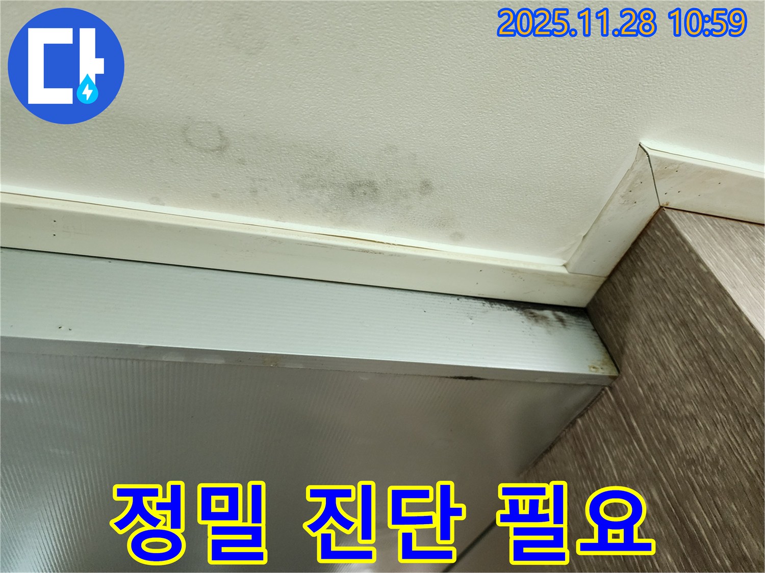 금동리 누수 - 욕실 천장 곰팡이 정밀 진단