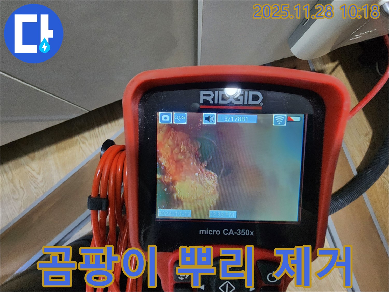 배관 속 곰팡이 뿌리까지 제거 - 완벽하게!