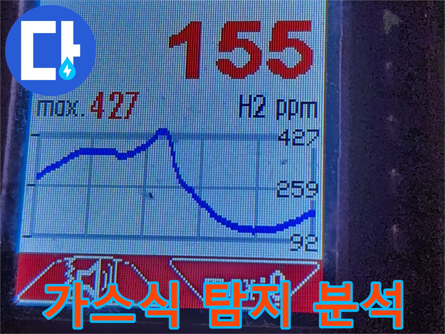광진구 구의2동 누수 - 가스식 탐지 장비로 누수 데이터 분석 중