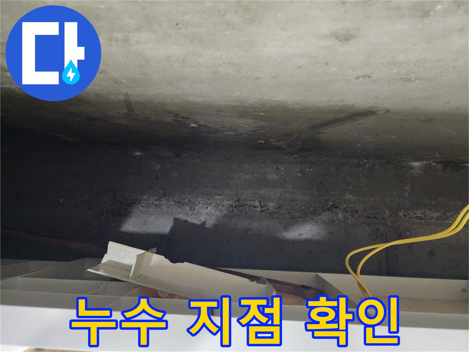 누수 지점 확인 - 꼼꼼한 탐색