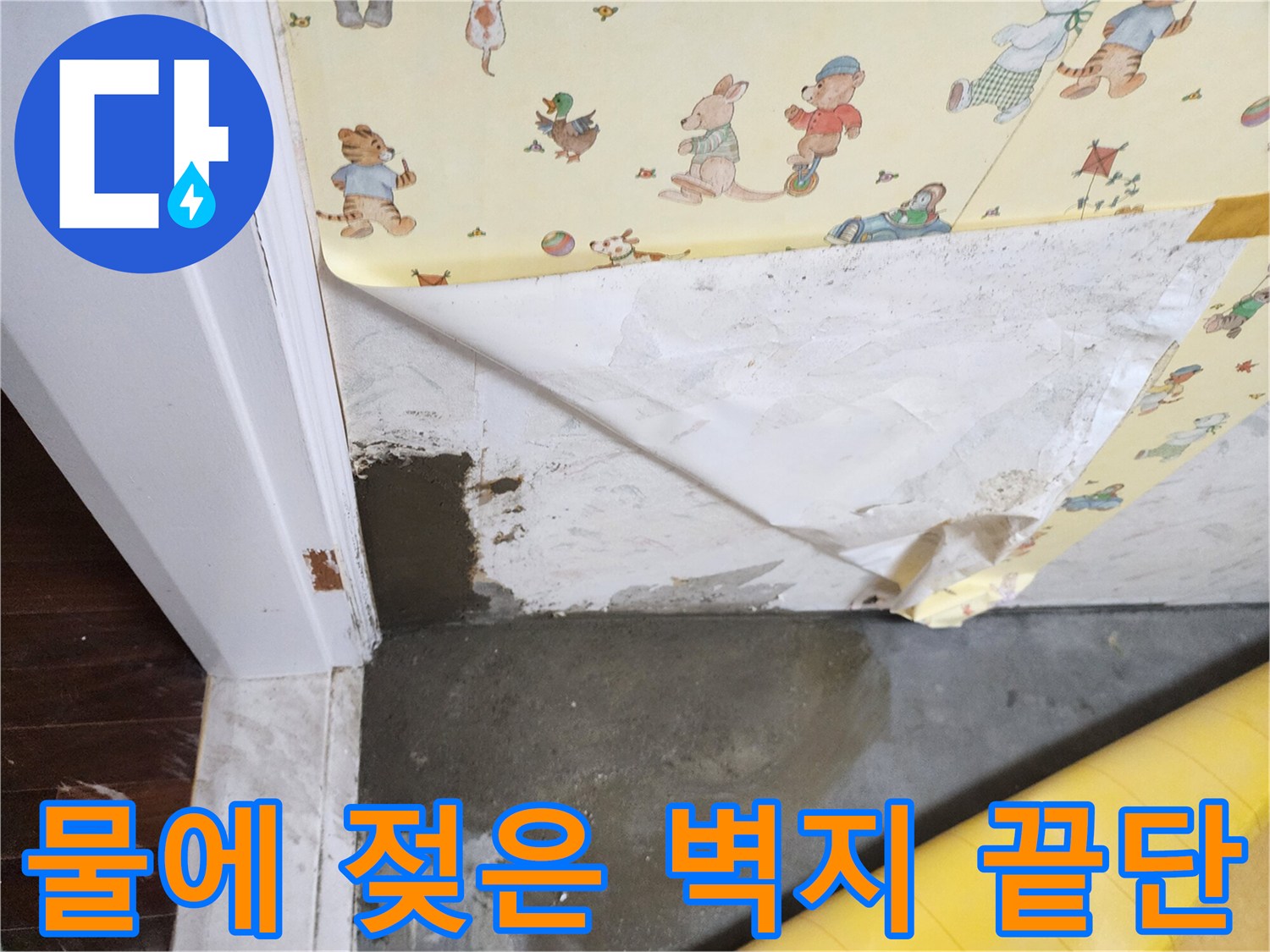 습기로-너덜거리는-벽지-끝부분