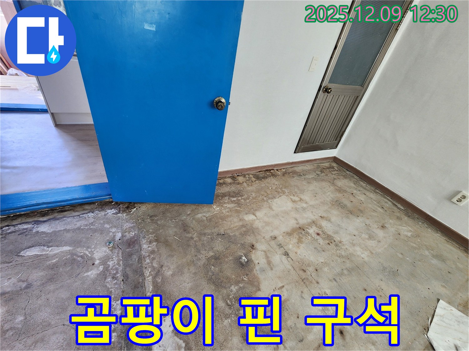 포천 영중면 곰팡이 핀 구석 누수 - 쾌적하게 청소