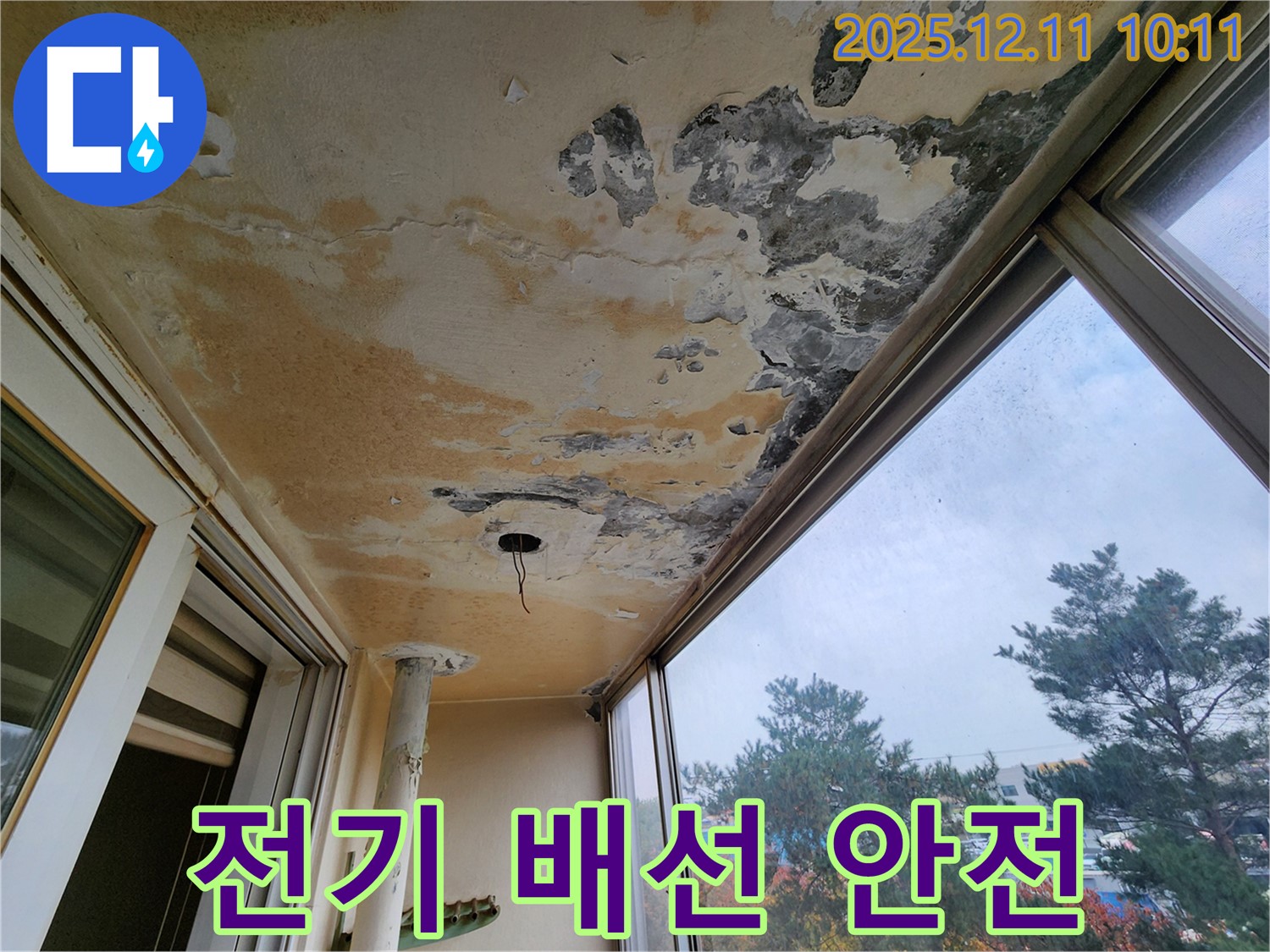 전기 배선 - 안전 - 누수 위험