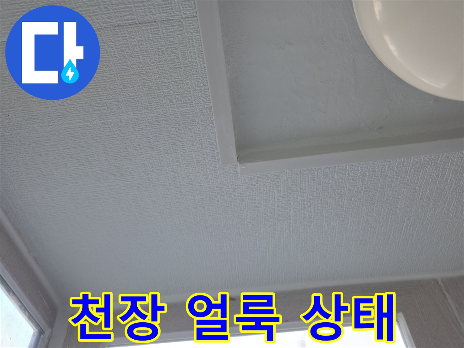 아파트-세탁실-천장-얼룩-확인