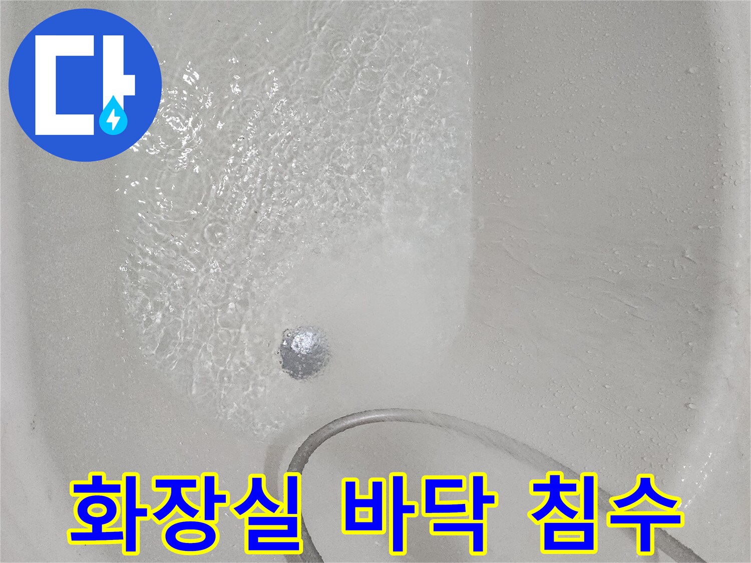 배수구-주변에-고인-물의-상태