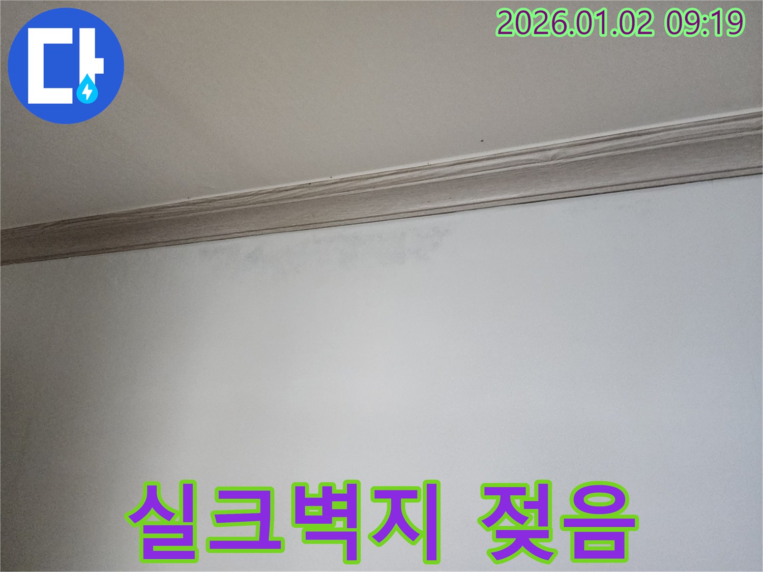 상계9동 실크벽지 젖음 - 누수 초기 증상 의심