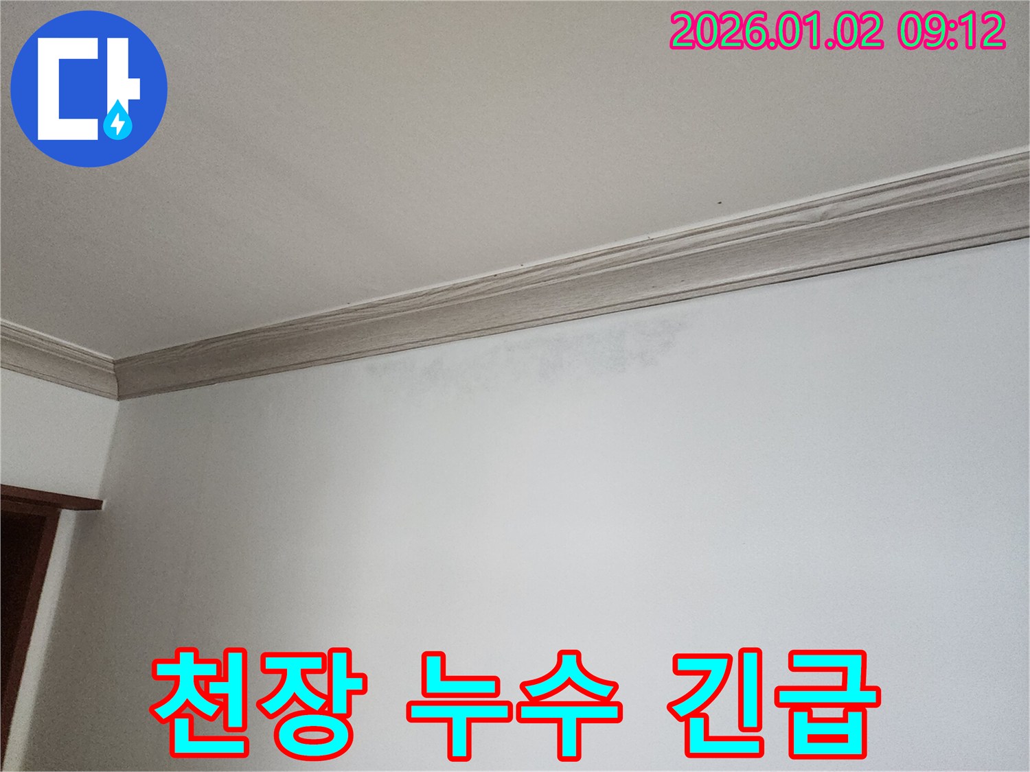 상계9동 천장 누수 - 긴급 누수 상황 발생