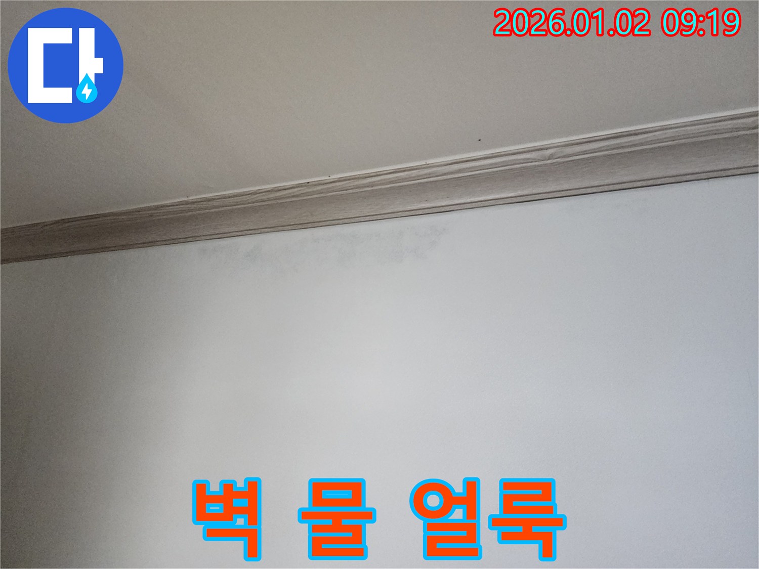 상계동 벽 누수 - 벽에 생긴 물 얼룩