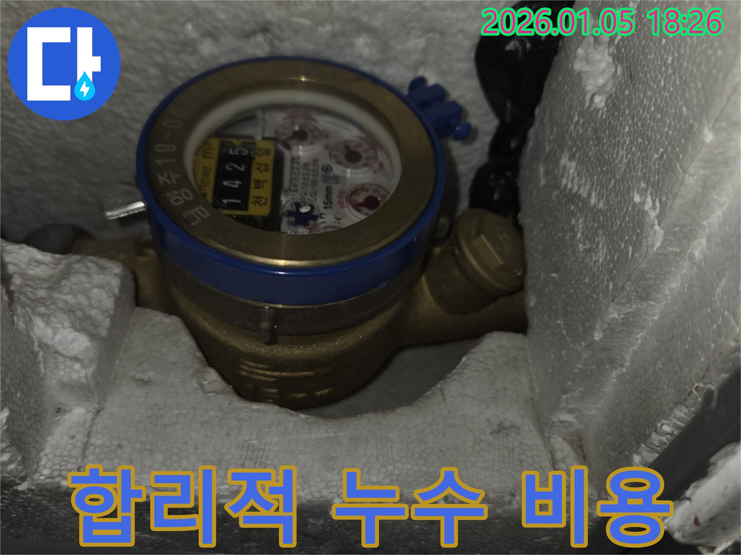 수도 계량기 - 합리적인 누수 비용 - 남양주 진건읍