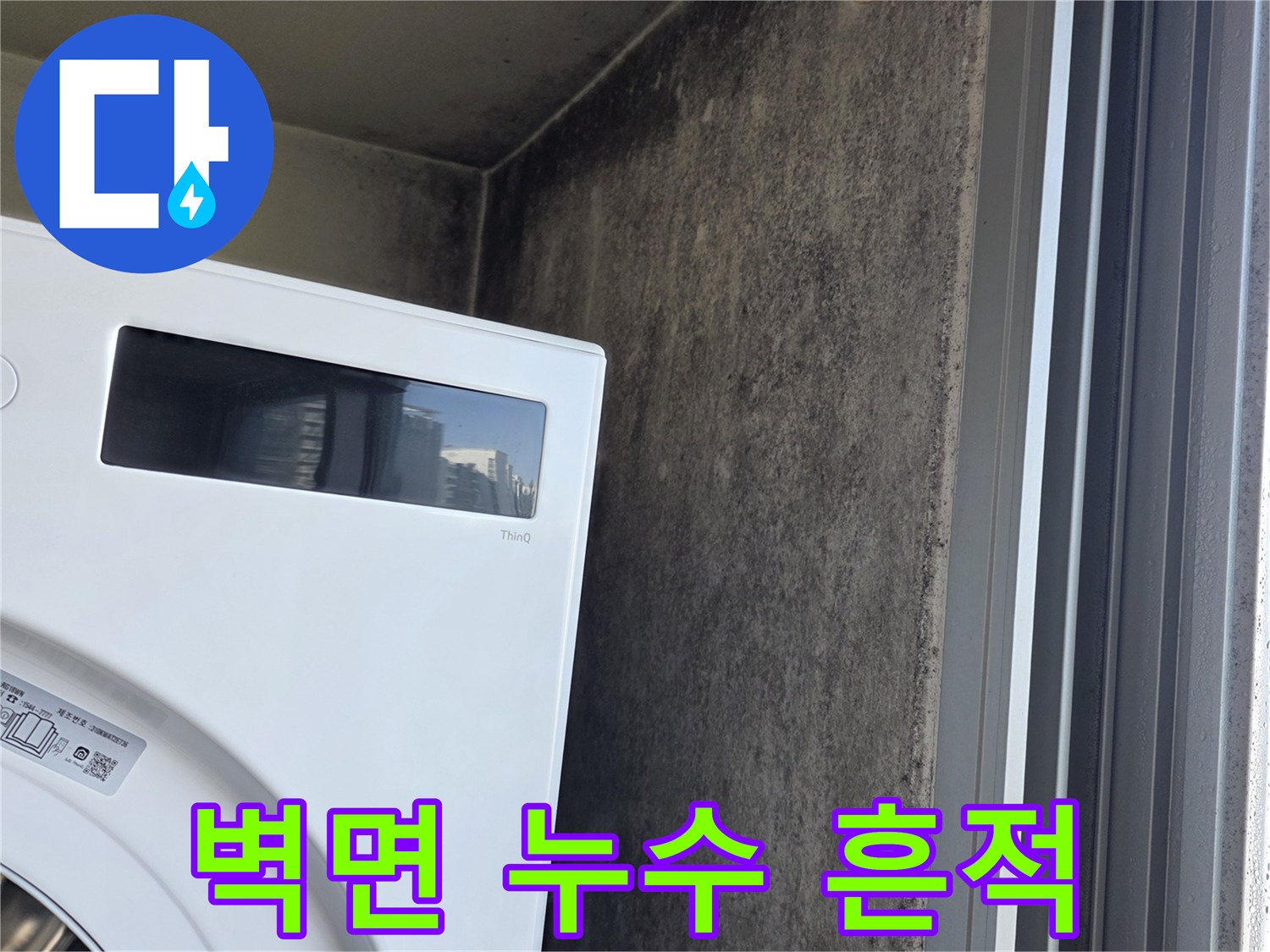 세탁실-천장-부근-물자국-및-곰팡이
