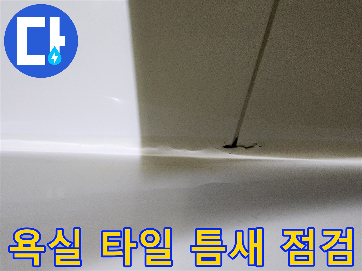 화장실-타일-사이-균열-확인