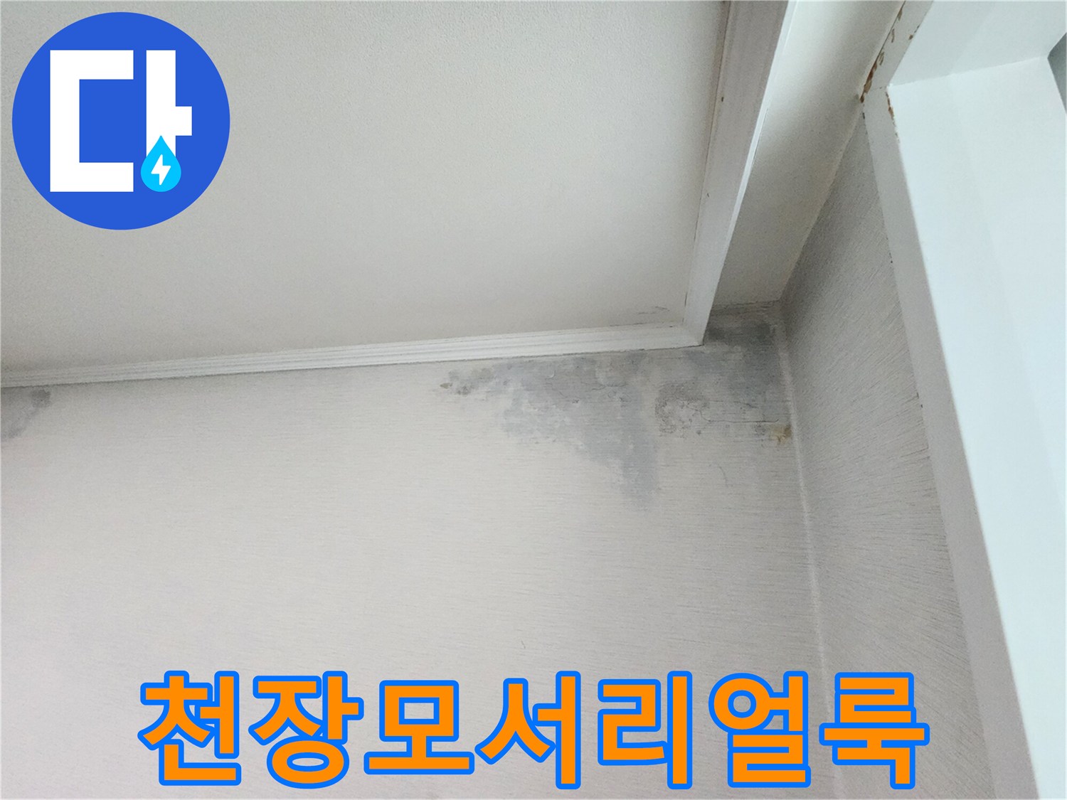 물샘-흔적이-남은-아파트-천장-경계면