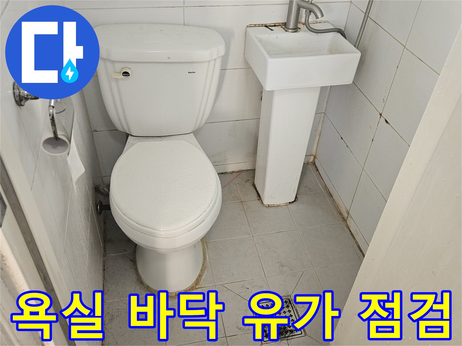 욕실-바닥-배수구-유가-및-변기-하부-점검
