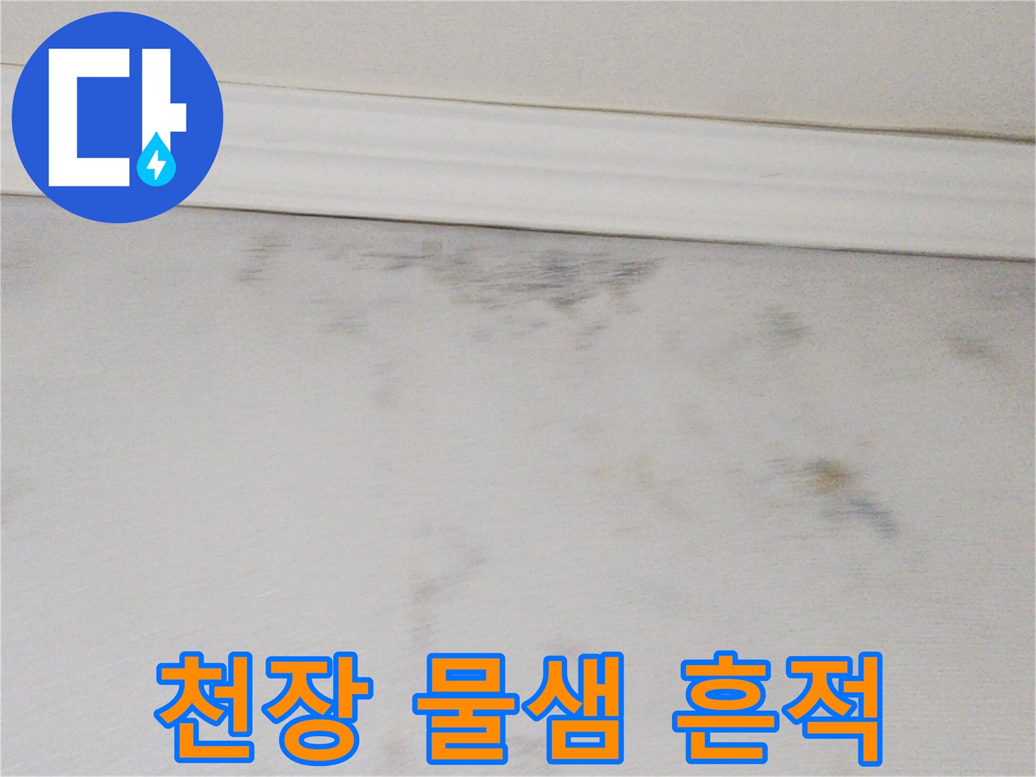 화장실-천장-벽면의-물샘-얼룩-상태