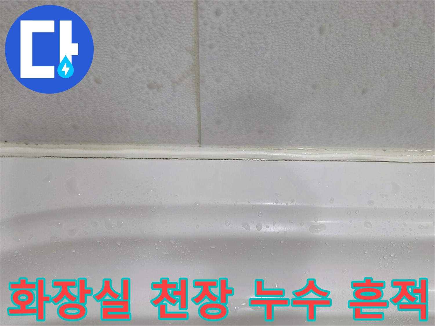 김포-풍무동-화장실-천장-물샘-자국-확인