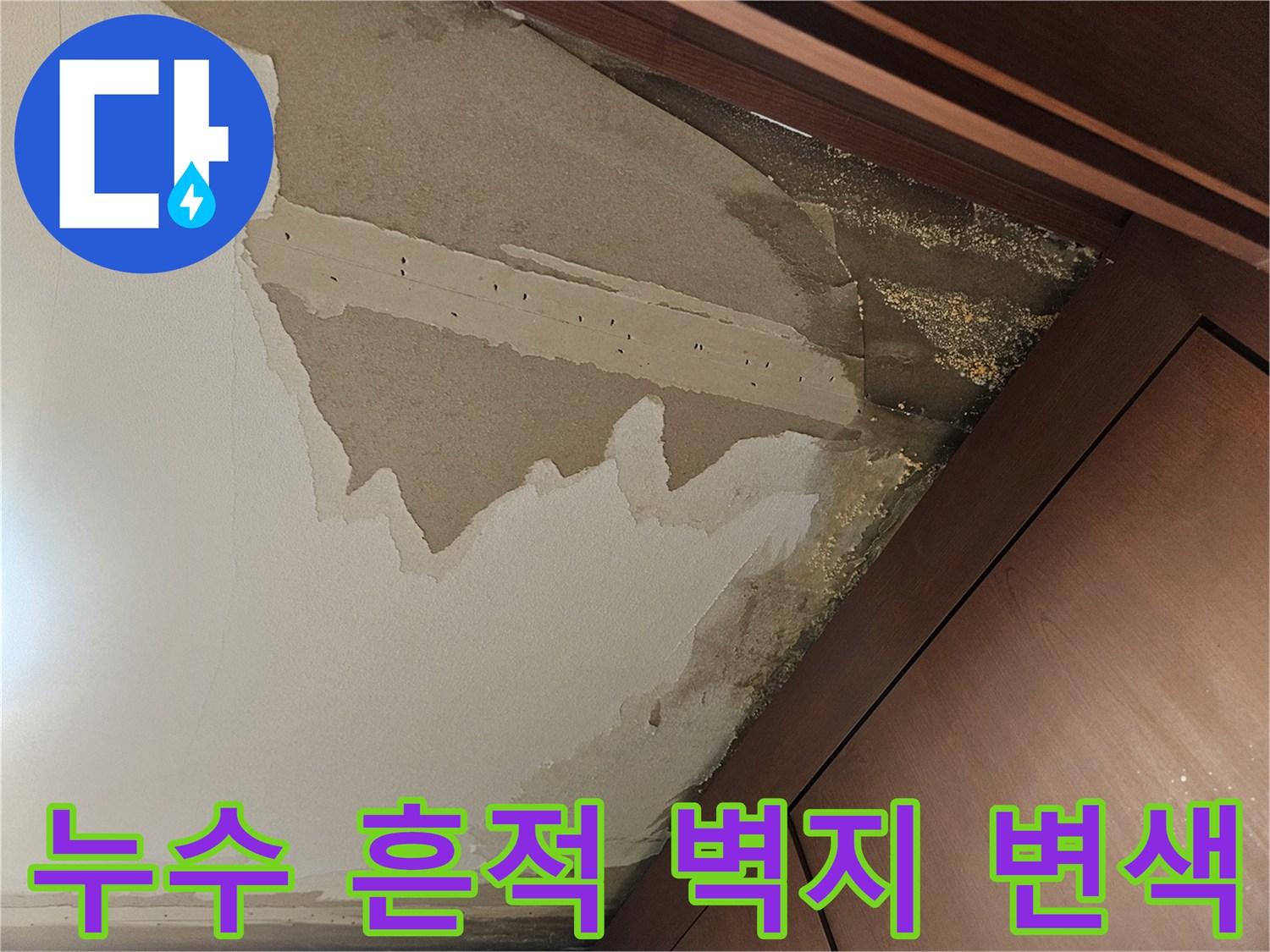 천장-벽면의-심한-습기-및-얼룩