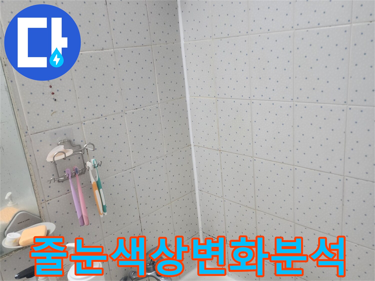 동대문구-사가정로-아파트-욕실-누수-타일-줄눈-색상-변화-분석-현장