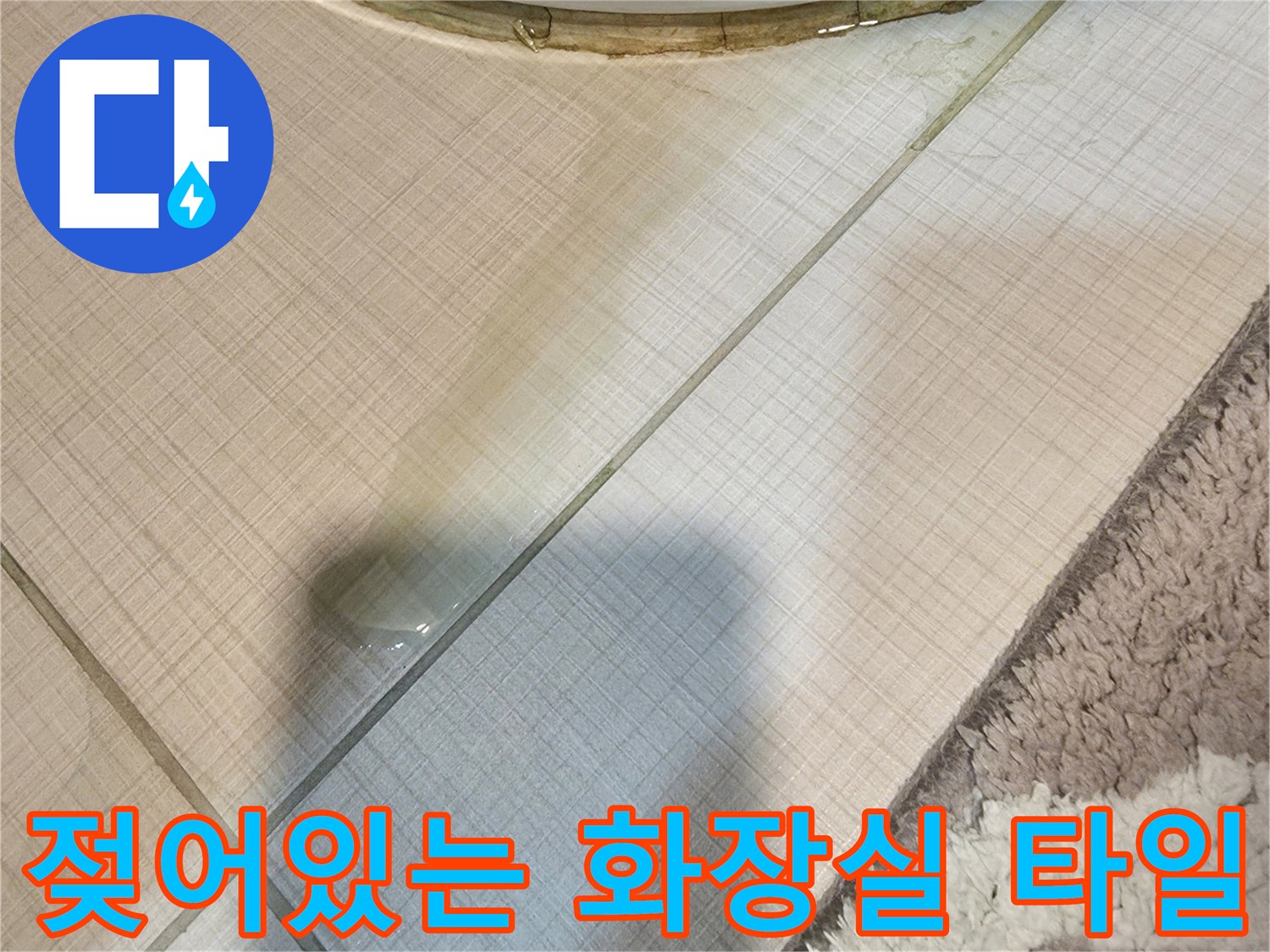 변기-옆쪽-타일-사이로-스며든-물기