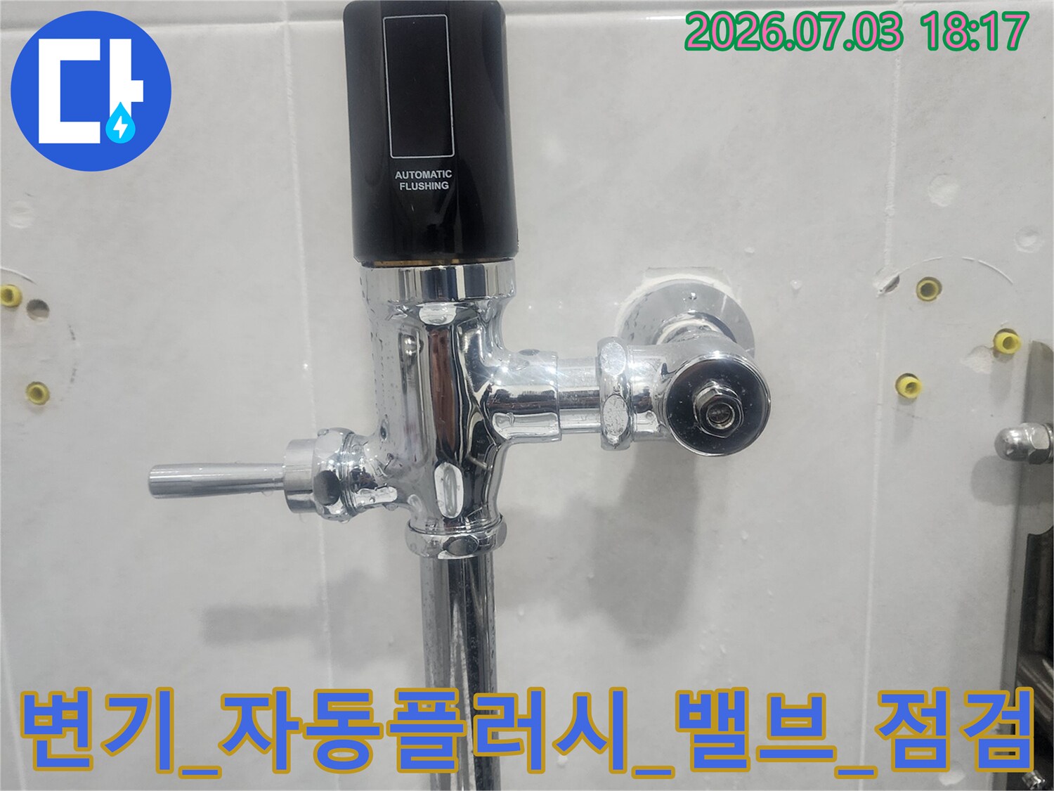 변기_급수용_자동플러시_밸브와_연결배관_상태확인