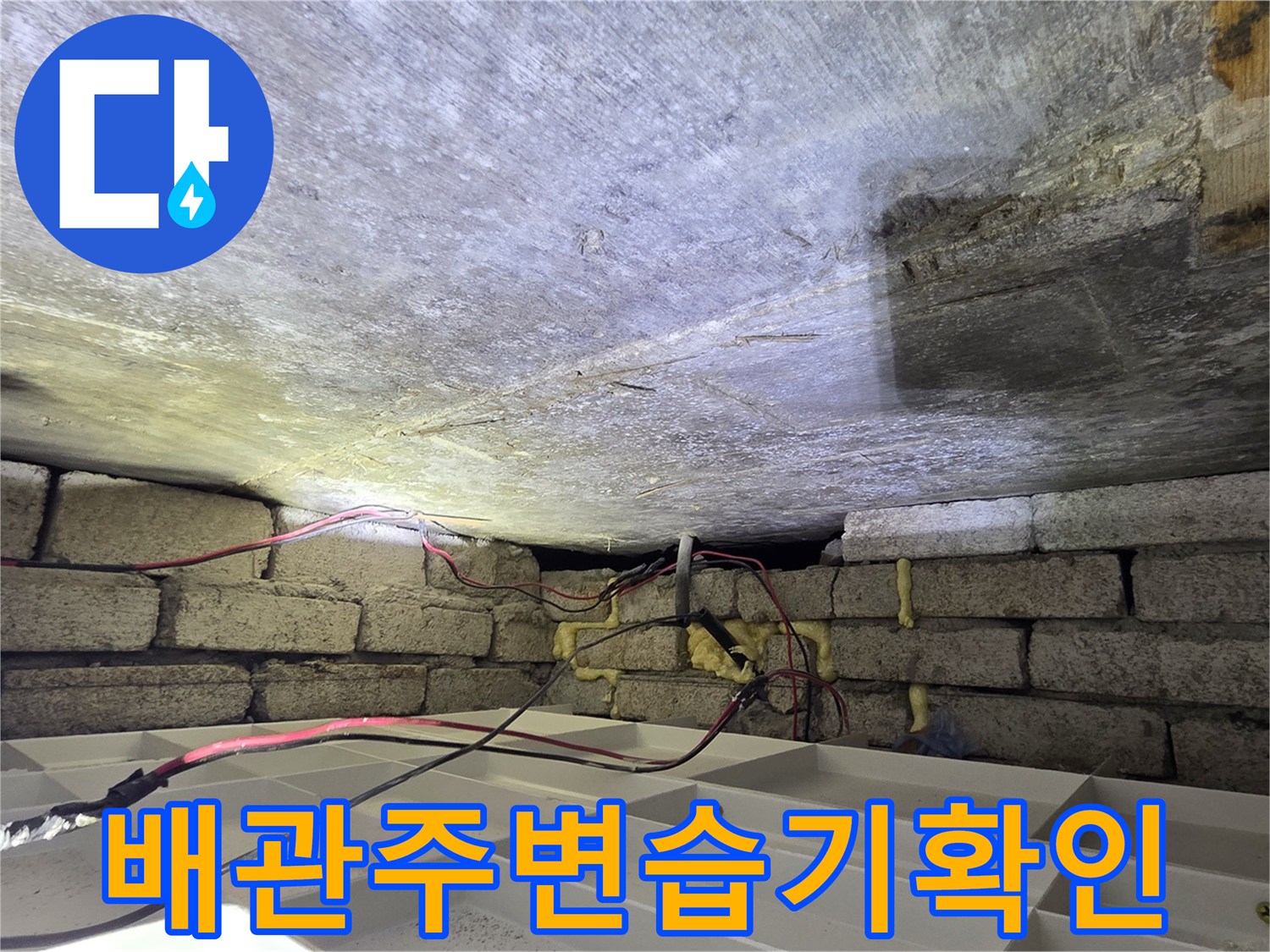 천장-배관-및-벽면-누수-흔적-조사