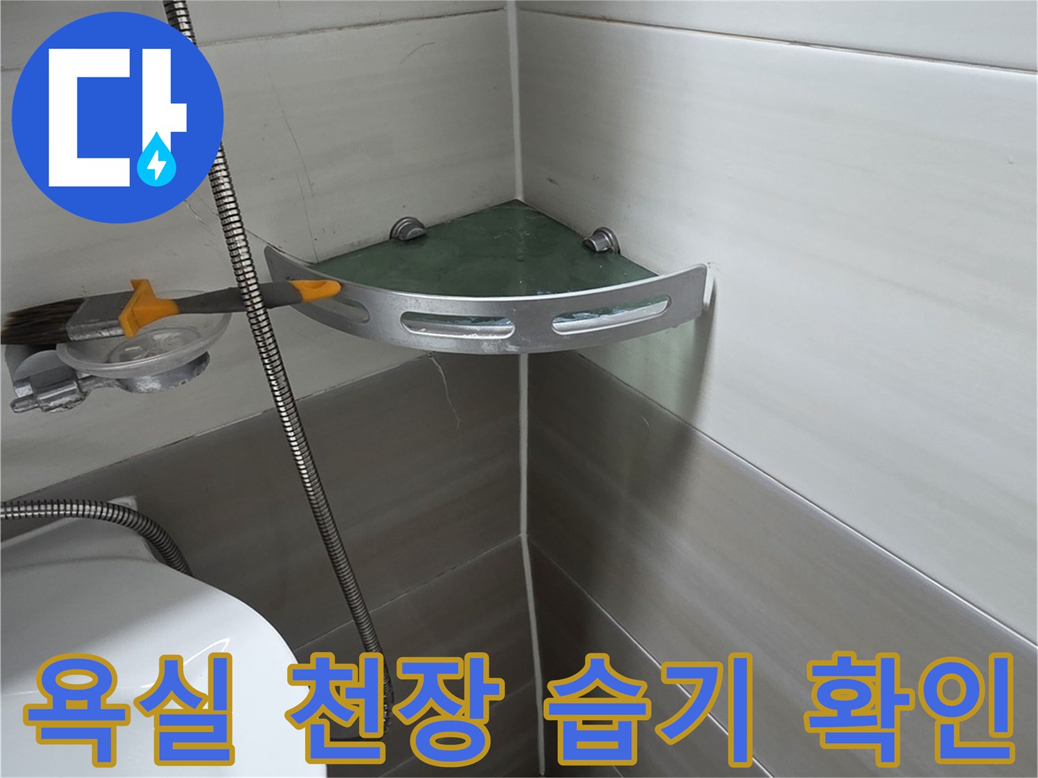 배관-주변-타일-사이-습기-상태-점검