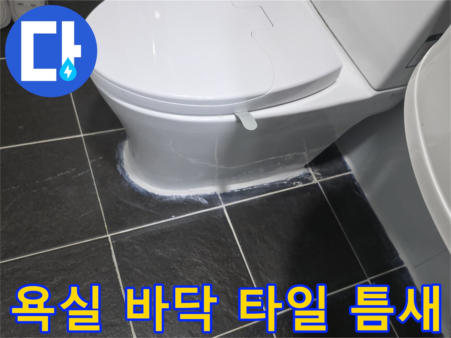 변기-주변-타일-줄눈-틈새-관찰