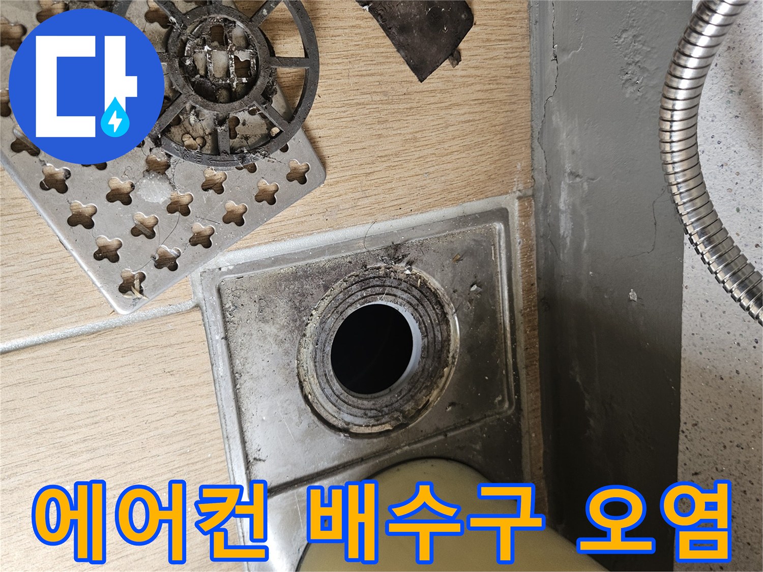 배수구가-막힌-현장의-실제모습