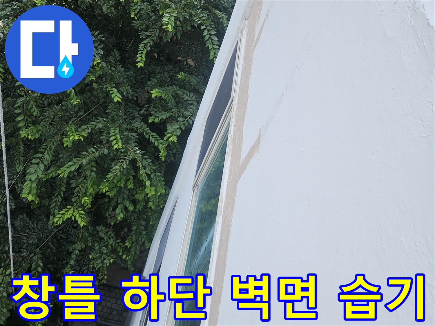 성북구-베란다-창틀-프레임-주변의-습윤-상태