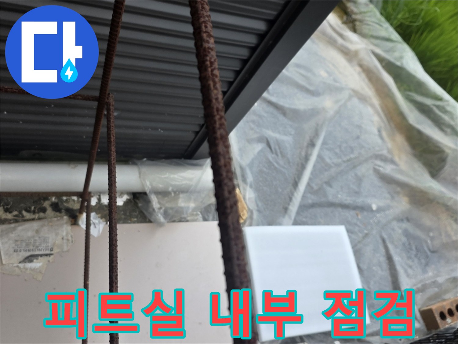 엘리베이터-하부-구조물-및-습기-상태