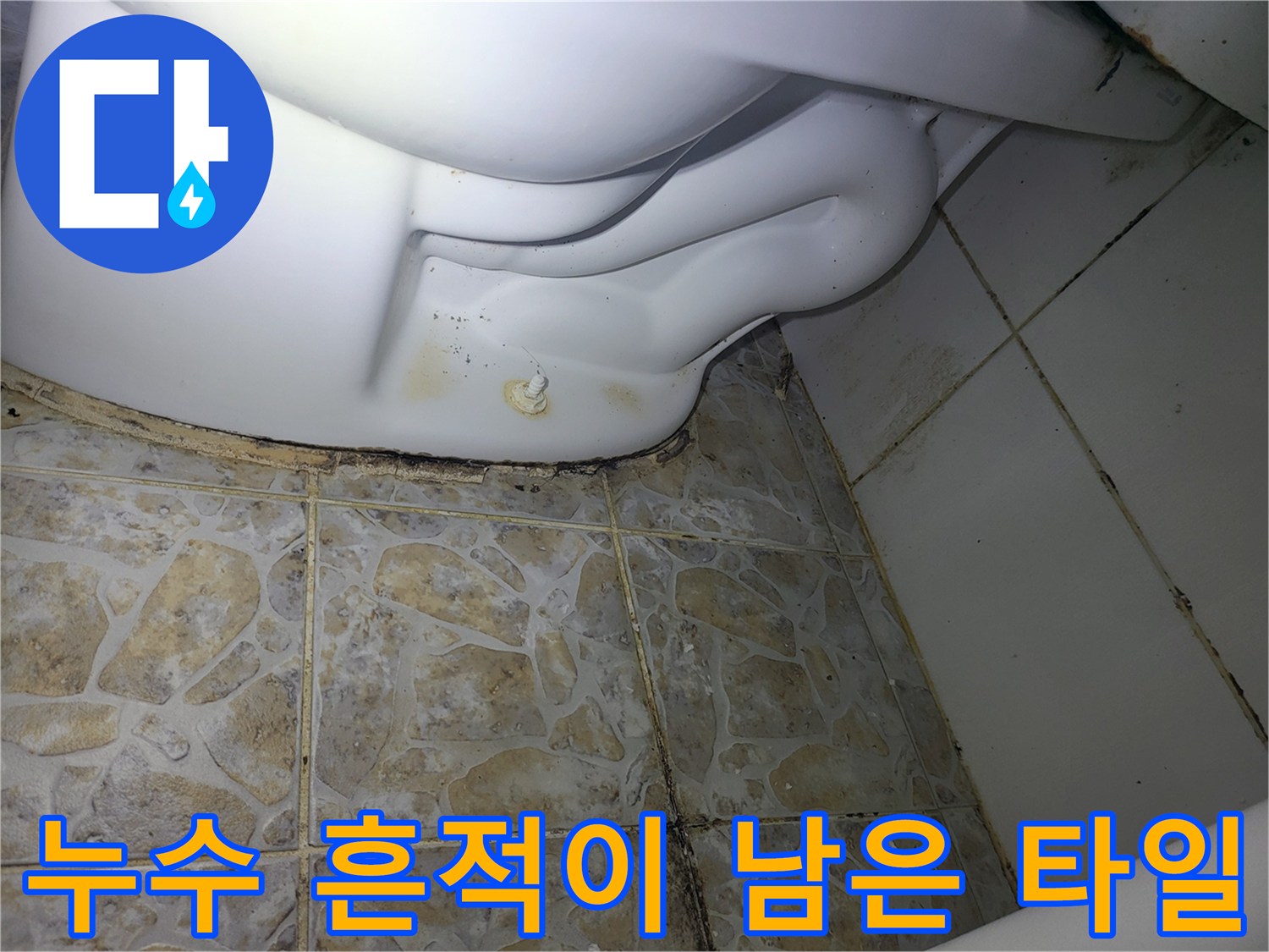 물샘-현상이-발생한-세탁실-바닥-타일-경계