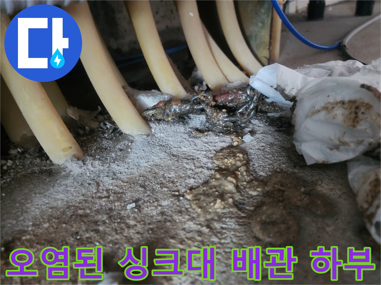 주방-싱크대-배관-주변의-축축한-상태