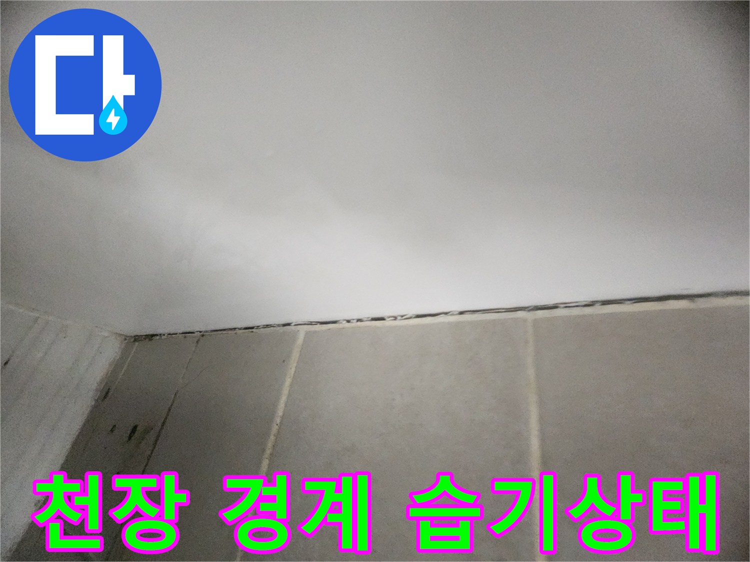 화장실-천장-및-벽면-접합부-습윤-상태